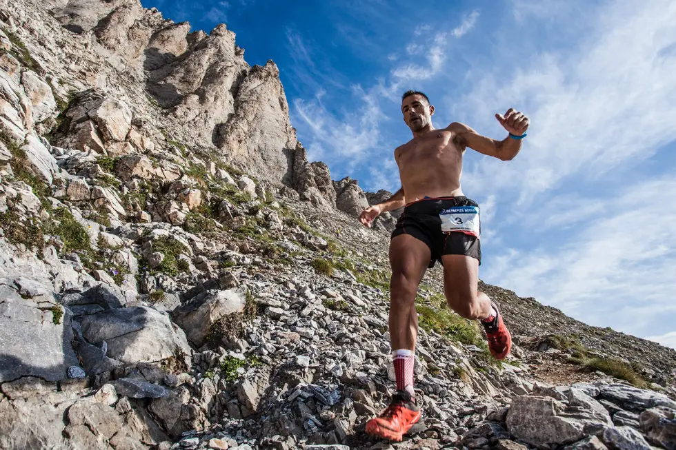 Dimitry Theodorakakos, three-time winner of the Olympus Marathon, 4th leg of the Sky Classic 2017