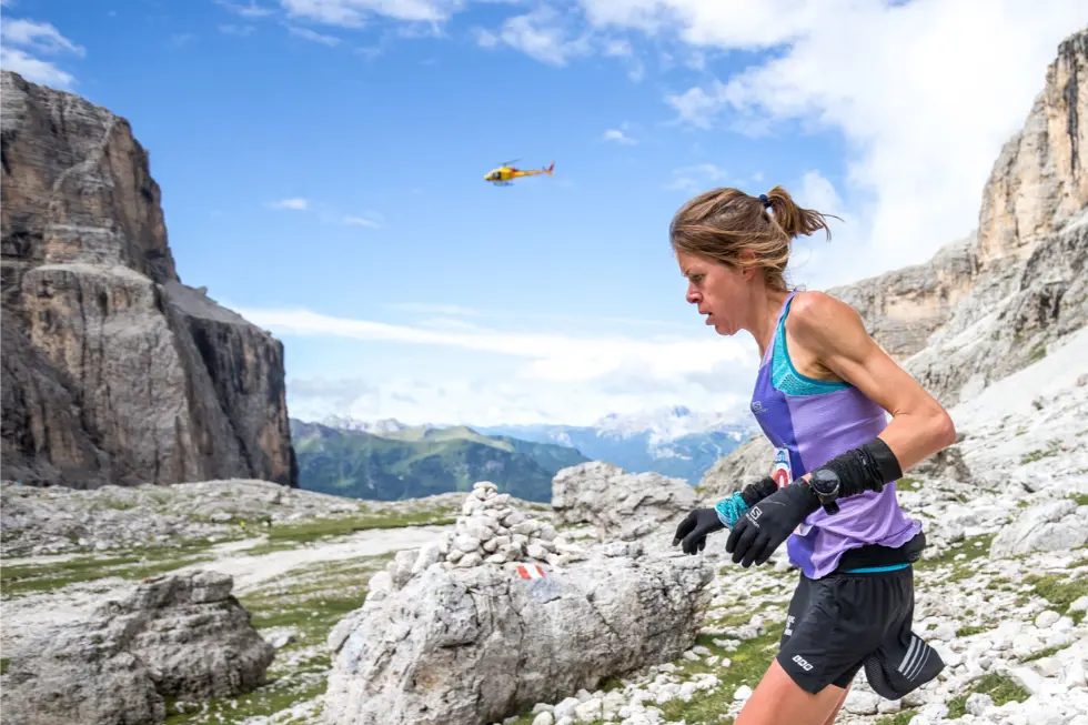 Laura Orgué, winner for the fourth time at Dolomyths Run 2018
