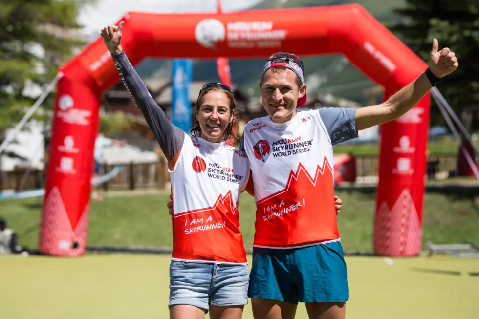 High Trail Vanoise 2018 race winners Ragna Debats and Dmitry Mityaev