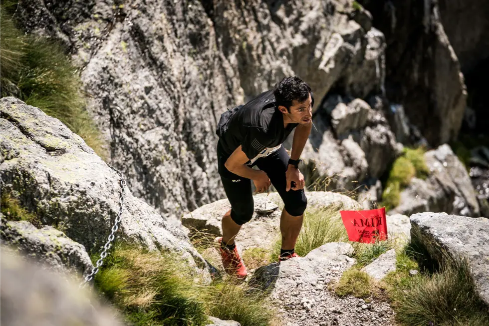 Kilian Jornet, winner for the fourth time and new record holder at Kima Skyrace 2018