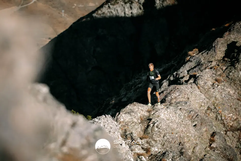Male champion Frederic Tranchand at Skyrace Des Matheysins 2021
