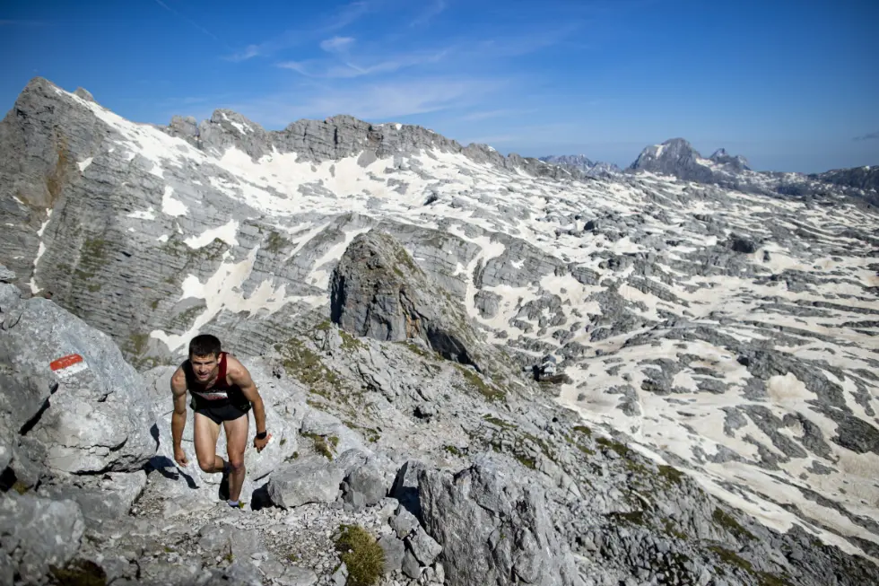 Christian-Mathys climbing trail at Hochkonig Skyrace
