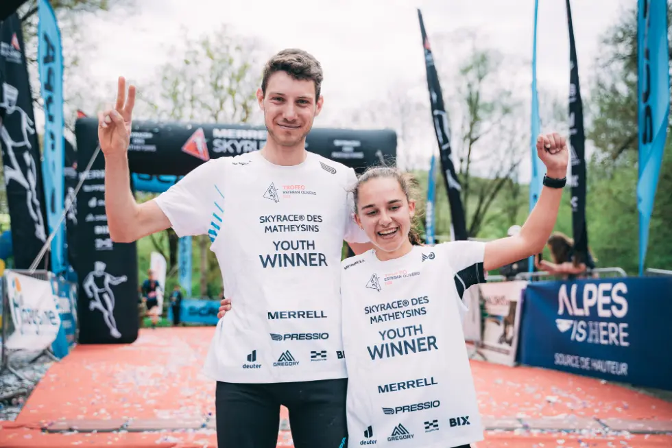 Skyrace Des Matheysins 2024 Male and Female Youth Winners