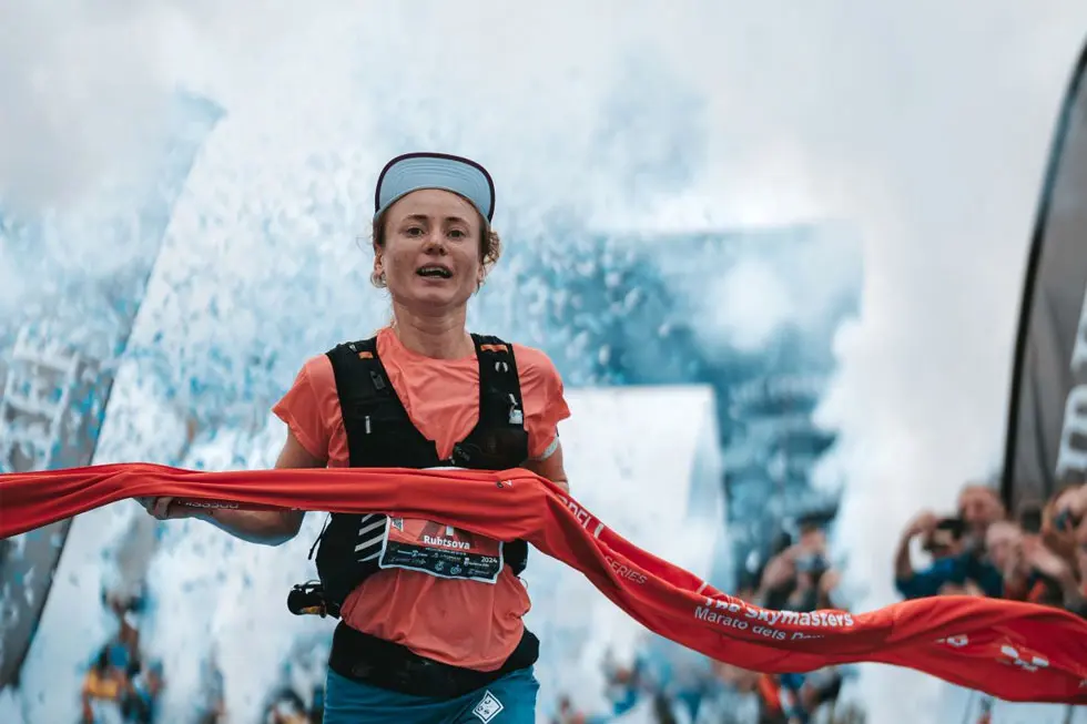 Anastasia Rubtsova at the Skymasters Finish Line