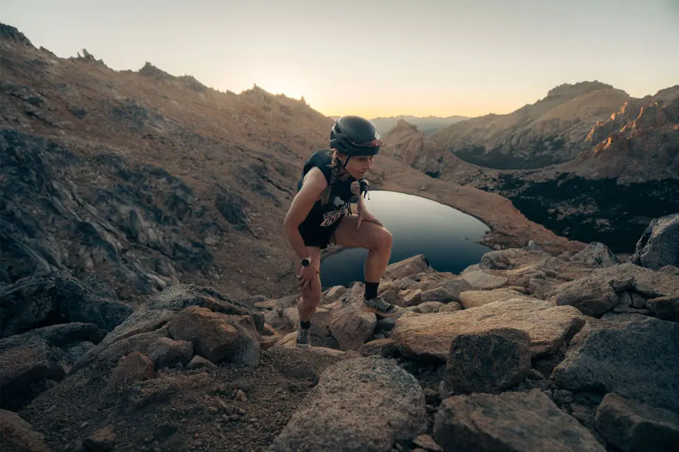Kalie McCrystal on Rocky Trail